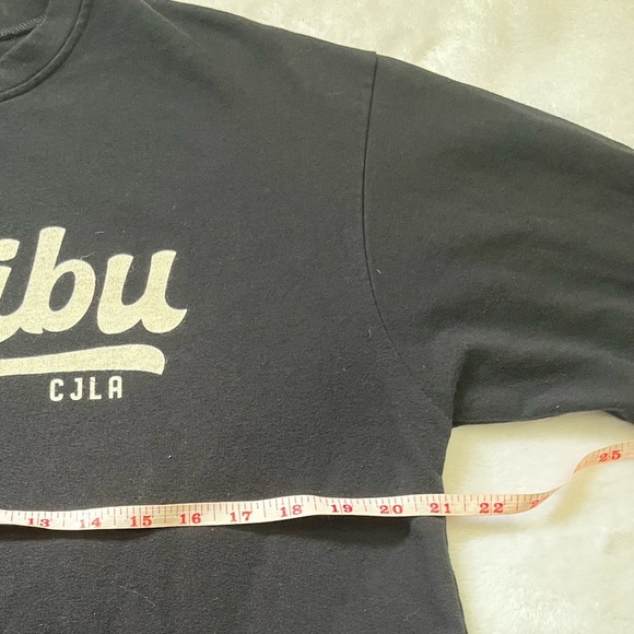 Carly Jean Los Angeles Malibu Black Graphic Sweatshirt Pullover Size S - Picture 5 of 11